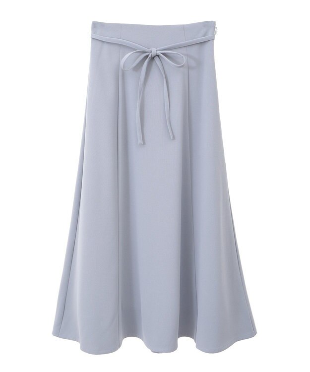 earth music&ecology ウエストリボンフレアスカート Sax