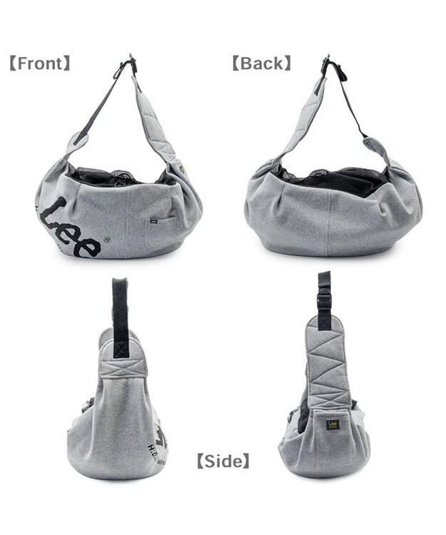 PET PARADISE Ｌｅｅ スリングバッグ Ｓ 超小型犬 グレー
