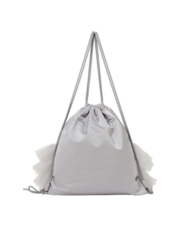 Maison de FLEUR チュールフリルナップサック Gray