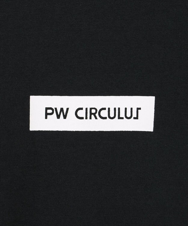 PW CIRCULUS 最新作！【MEN】コットンタッチモックネックT ゴルフ ブラック系
