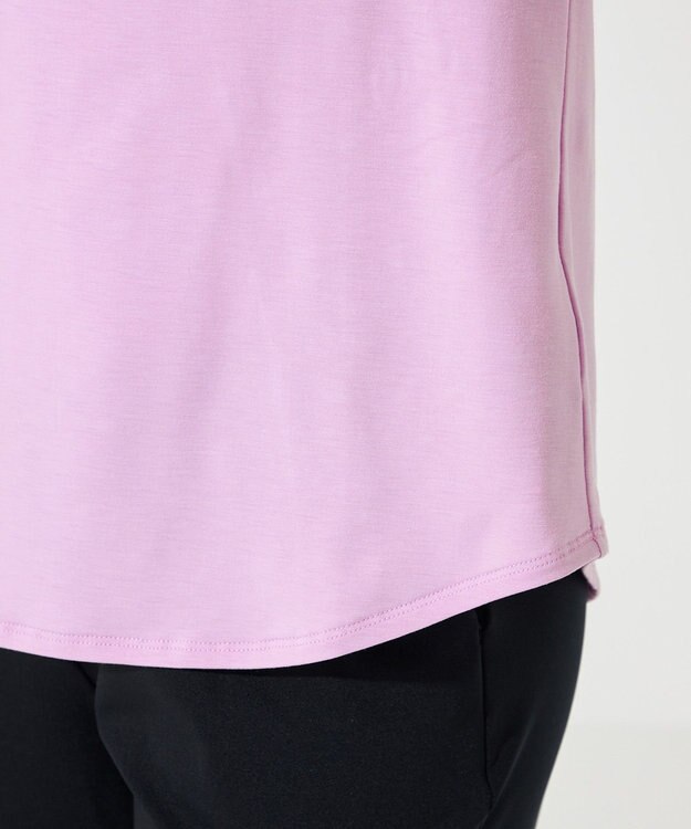 Chacott Chacott BALANCE ツイストアクセント2WayTシャツ アイリス