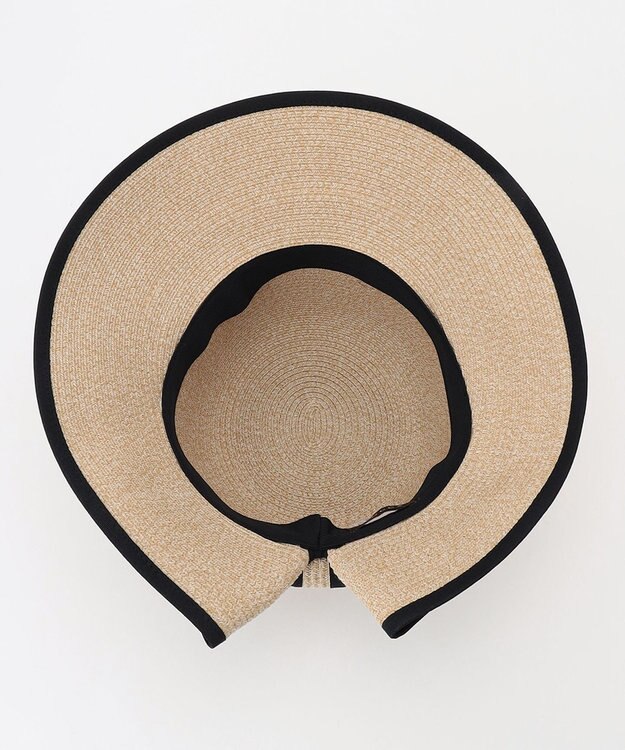 TOCCA 【UV97%以上カット・吸水速乾・抗菌防臭・洗える・サイズ調整可】BACK RIBBON HAT ハット ブラック系