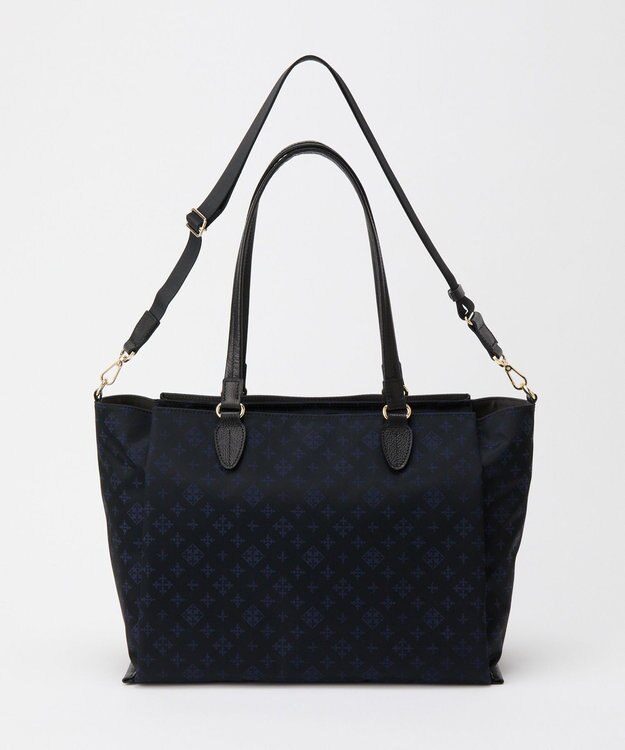 russet ＜15インチPC収納可能＞お仕事トートバッグ(CE-1517) Black/Navy