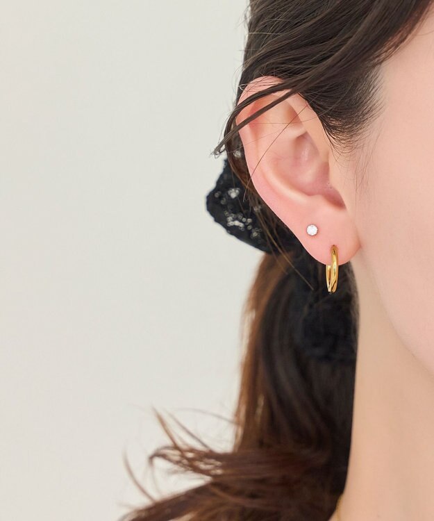 Phoebe 【金属アレルギー対応】ビジューピアス　ゴールド/サージカルステンレス ゴールド