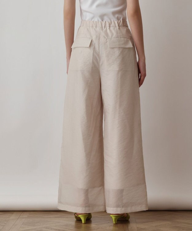 GRACE CONTINENTAL ブライトシアーパンツ キナリ