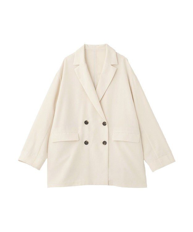 Green Parks オーバーサイズＷ釦ライトジャケット Ecru