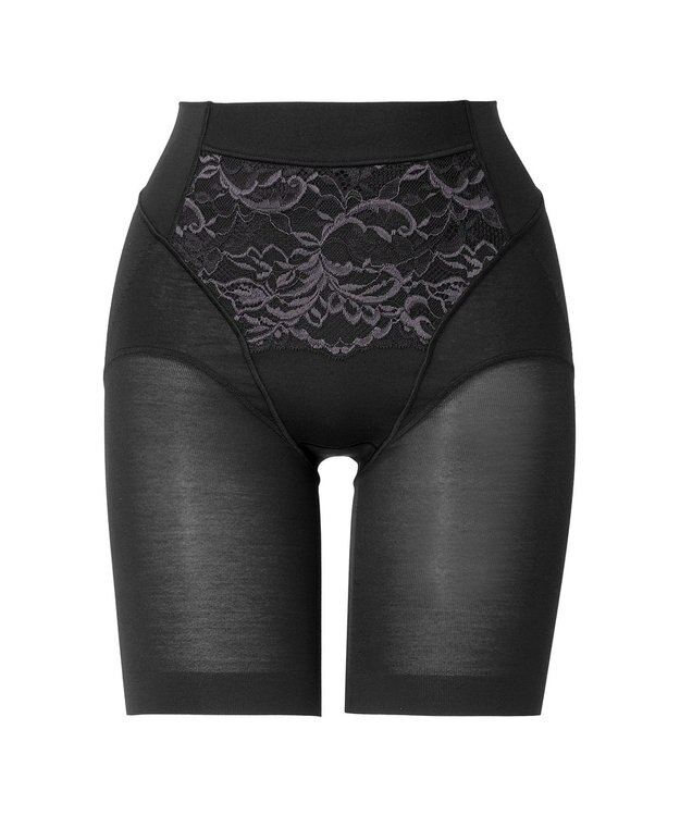 BRADELIS New York 【BRADELIS NewYork peace】綿混キャッチFITガードル23 補正下着 ブラック