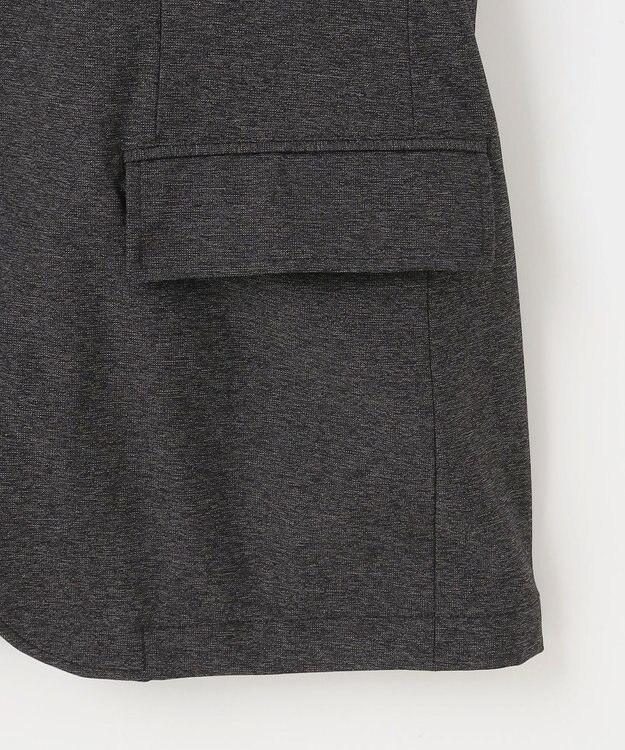 JOSEPH ABBOUD MOUNTAIN 【フードが外せる】メランジハイパワー2wayストレッチ ジャケット グレー系