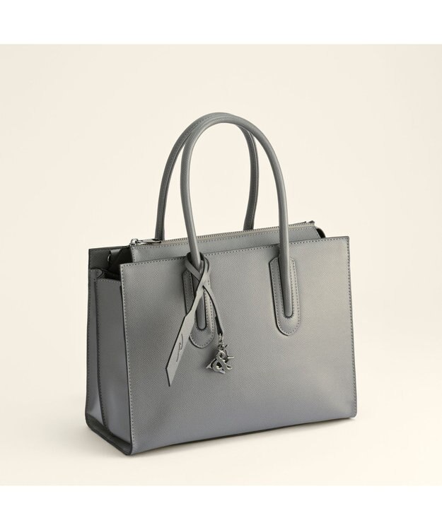 ACE BAGS & LUGGAGE W&.Day/Night スムーク ハンドバッグ B5サイズ 19191 ダブルアンドデイナイト ダークグレー
