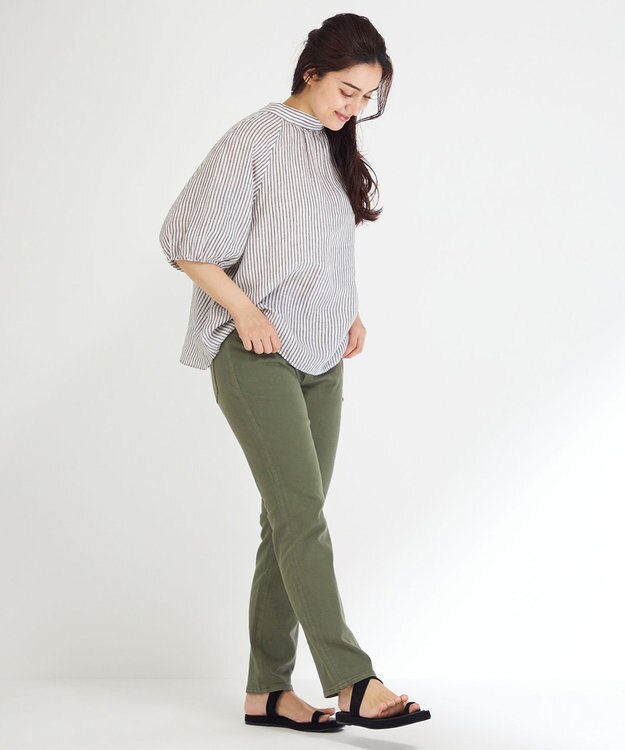 23区 L 【Lサイズ限定】23区DENIM ストレッチフィット スキニーパンツ カーキ系