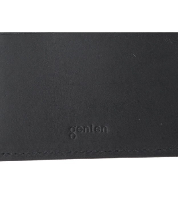 genten スマートウォレットⅡ 二つ折り財布 クロ
