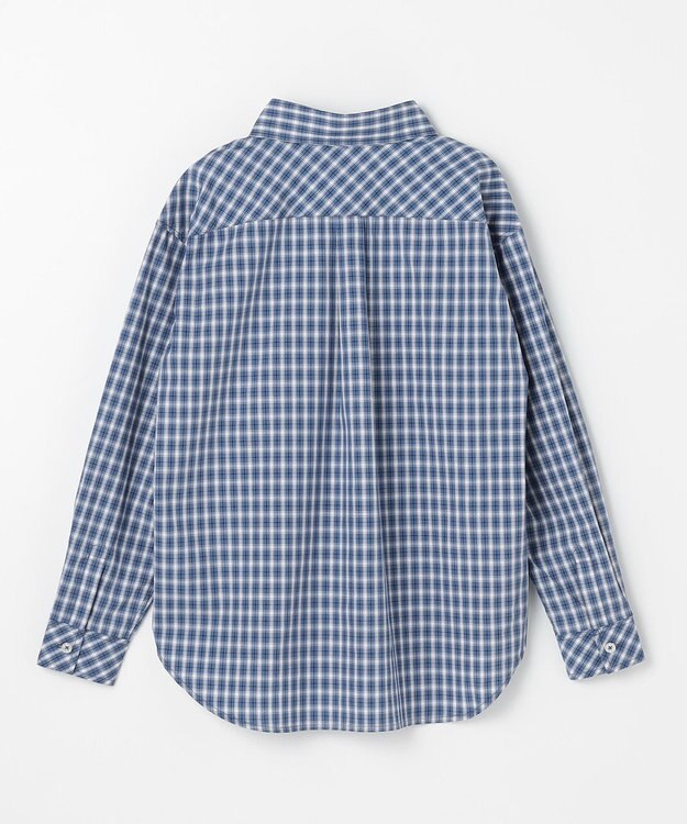 J.PRESS KIDS 【140-170cm】オックス チェックシャツ ブルー系3