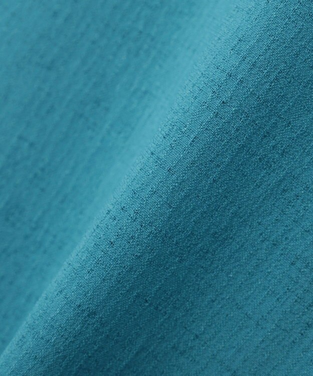 Green Parks 半袖シアースキッパーシャツワンピース Blue