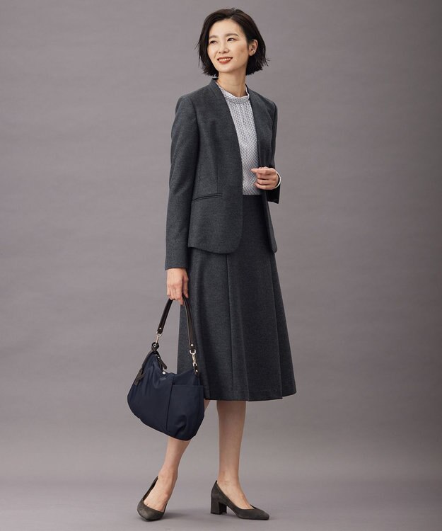 J.PRESS LADIES 【WEB限定カラーあり・2way】 ナイロン ショルダー バッグ ネイビー系