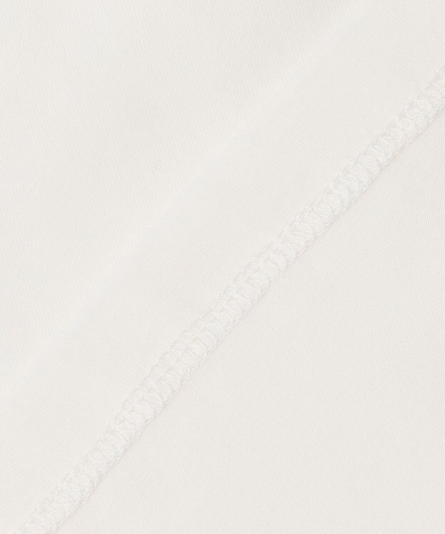 自由区 【洗える】ドライタッチインナー ハイネックカットソー アイボリー系