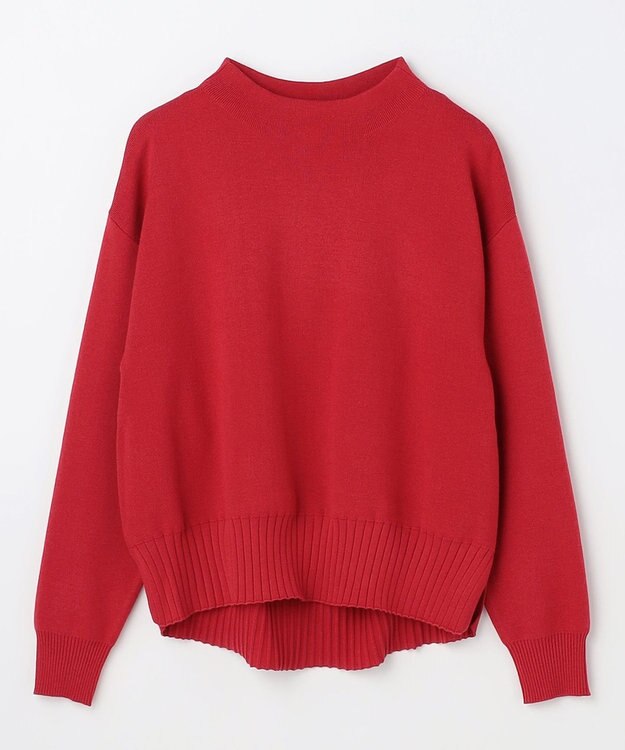 ANY 【5色展開】ハイネックデイリーニット レッド