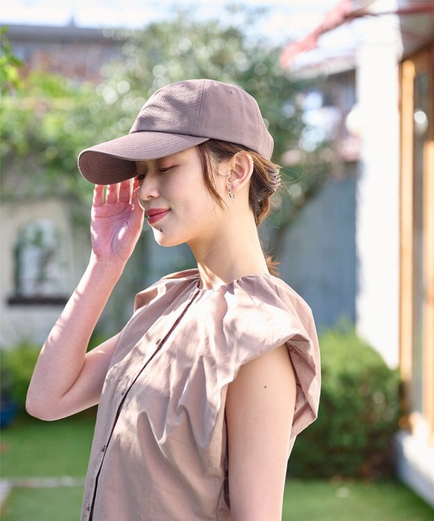 MOONBAT 【新色追加】深さ選べるUVツイルキャップ(深め) つば遮光／洗える／接触冷感／サイズ調整可能 チャコールグレー（深め）