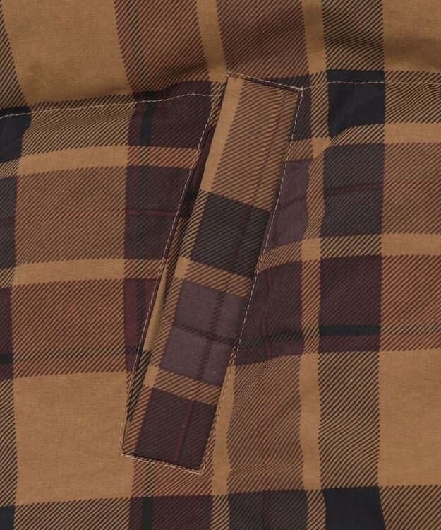 WEGO 【ユニセックス着用ITEM/MLサイズ展開】チェックパファーブルゾン ブラウンチェック1