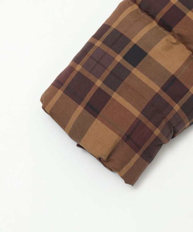 WEGO 【ユニセックス着用ITEM/MLサイズ展開】チェックパファーブルゾン ブラウンチェック1