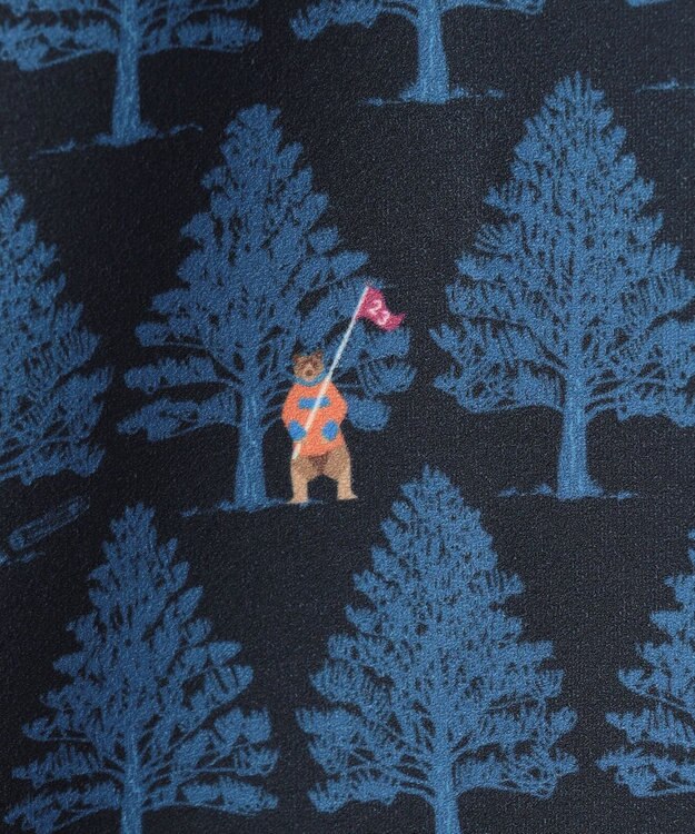 23区GOLF 【WOMEN】白夜ゴルフ柄 長袖シャツ ネイビー系5