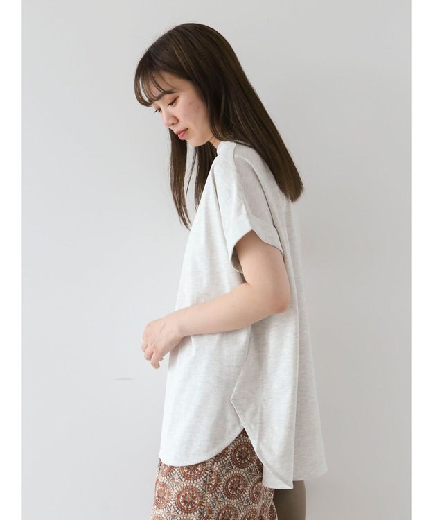 Green Parks 汗染み防止プチハイネックプルオーバー Light Gray Mixture