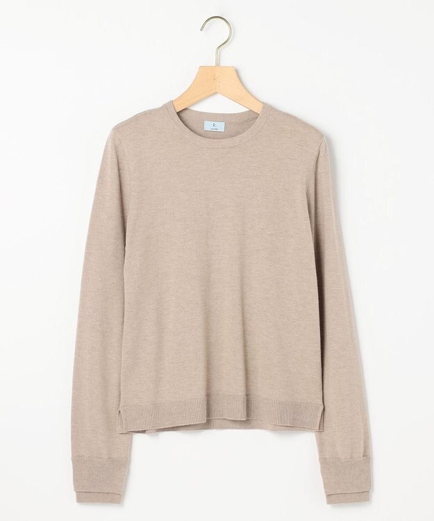 組曲 S ニューシックニットクルーネックプルオーバー ベージュ系