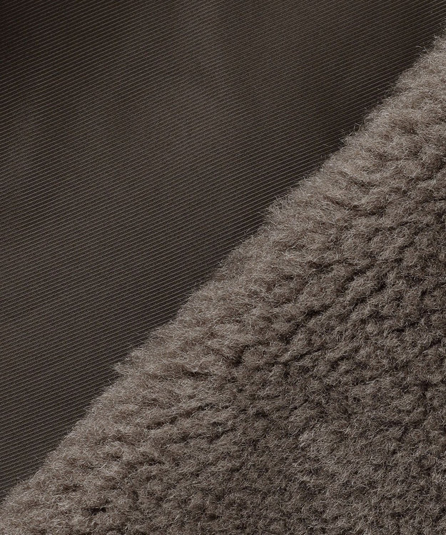 23区 S 【CanCam11月号掲載】ECOPELテディボア ダブルフロント アウター グレー系