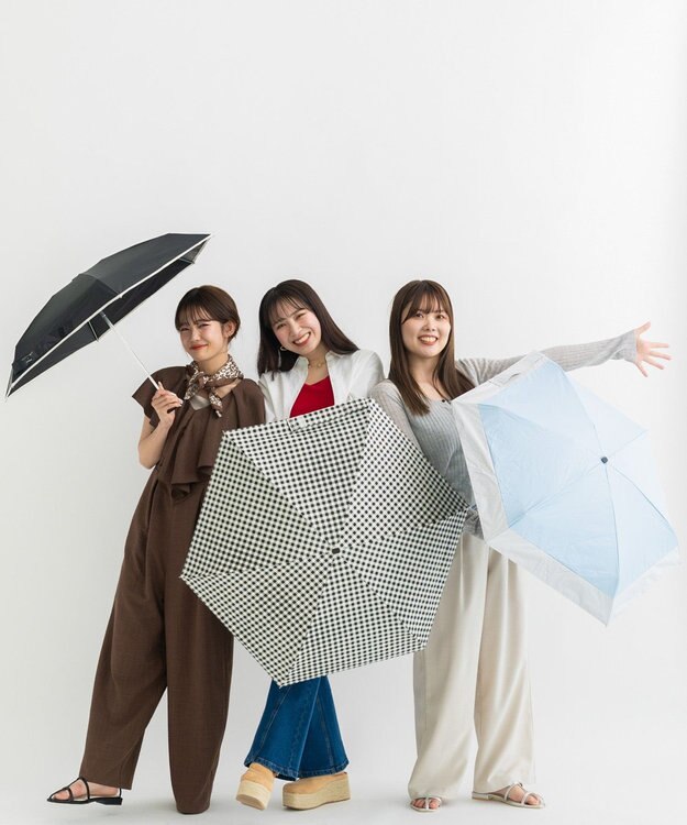 earth music&ecology 【予約】earth×Wpc.コンパクト日傘 Black