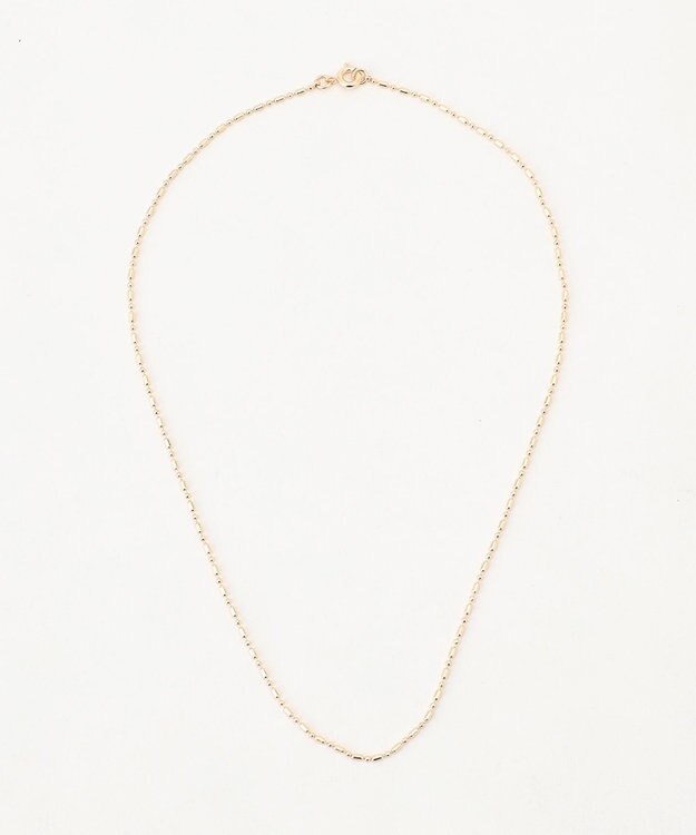 組曲 パールライクエンドノットレイヤード ネックレス ゴールド系