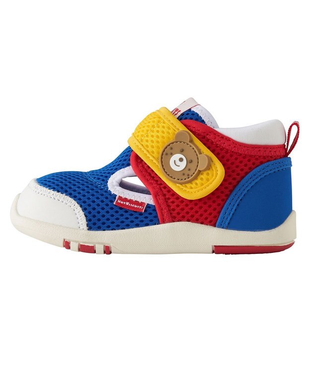 MIKI HOUSE HOT BISCUITS 【13-14.5cm】ダブルラッセル サマーセカンドベビーシューズ マルチカラー