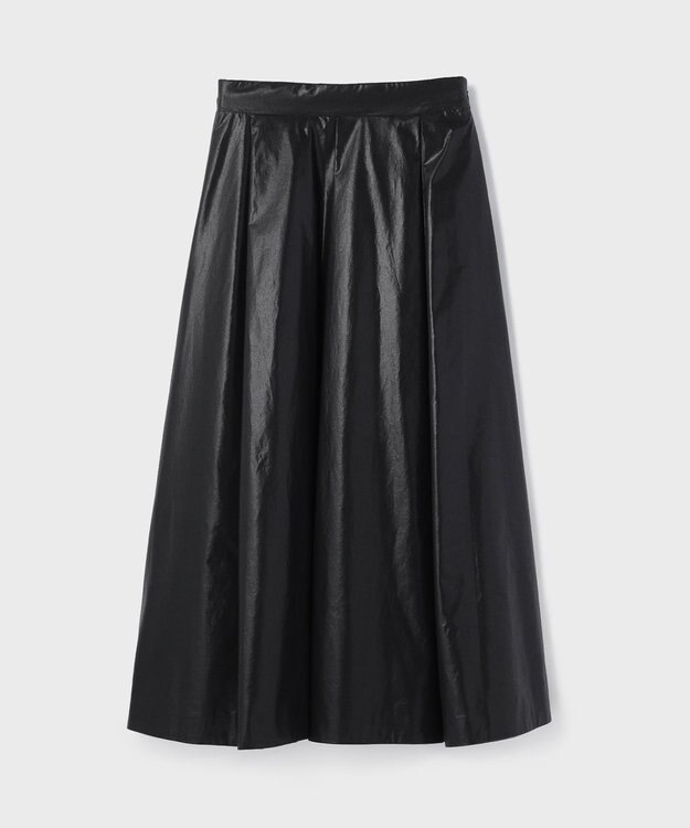 GRACE CONTINENTAL コーティングタックスカート ブラック