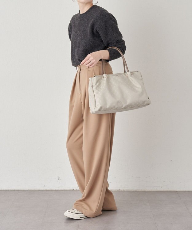 russet ナイロン三層2WAYトートバッグ(CE-1586) Ecru