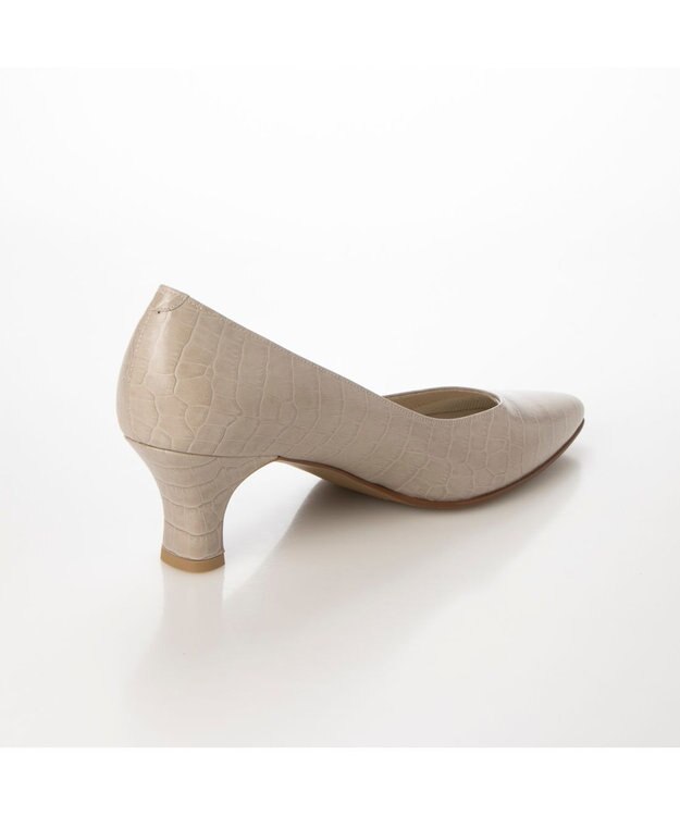 Riz raffinee <Riz raffinee>スクエアトゥパンプス ライトベージュカタオシ