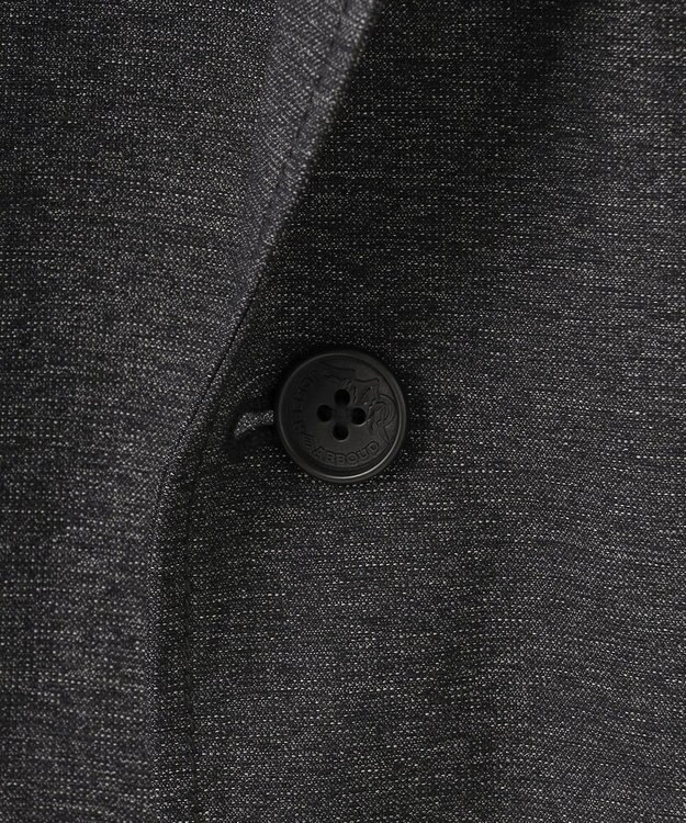 JOSEPH ABBOUD MOUNTAIN 【フードが外せる】メランジハイパワー2wayストレッチ ジャケット グレー系