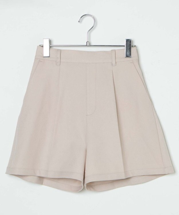 WEGO タックショートパンツ ホワイトアイボリー