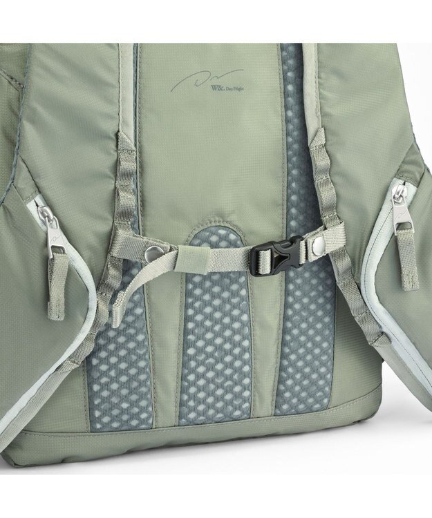 ACE BAGS & LUGGAGE W&.Day/Night モルテルン ラウンドリュック A4サイズ 14.0インチPC収納 20492 ダブルアンド セージグレー