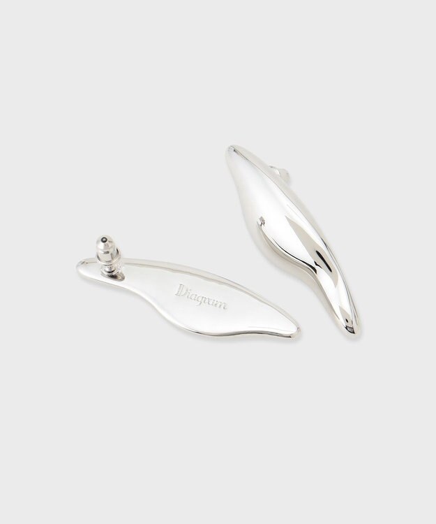 GRACE CONTINENTAL ウェーブメタルピアス シルバー