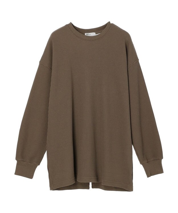 CRAFT STANDARD BOUTIQUE ワッフルレイヤード風プルオーバー Mocha