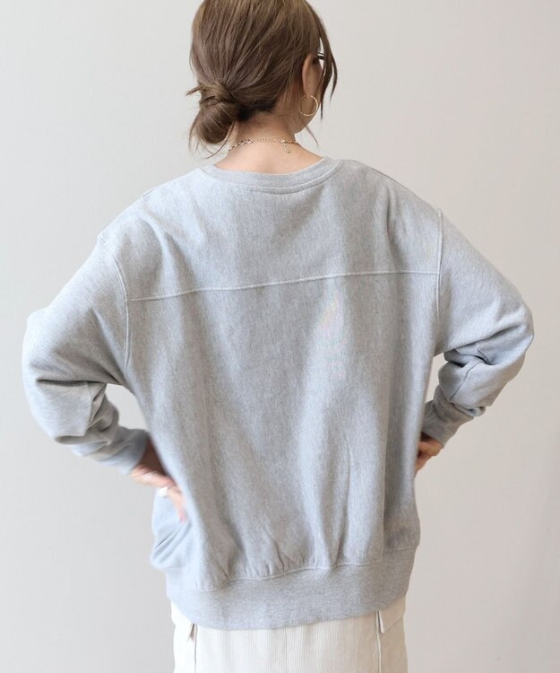 AMERICAN HOLIC Ｌｉｂｅｒｔｙ　Ｐａｒｋ刺繍スウェット2 Light Gray Mixture