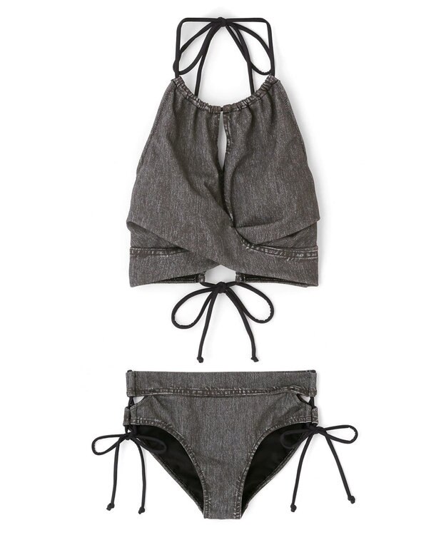 San-ai Resort（三愛水着楽園） ハイネックノンワイヤービキニ　9M　【San-ai Resort（サンアイリゾート）】 ブラック