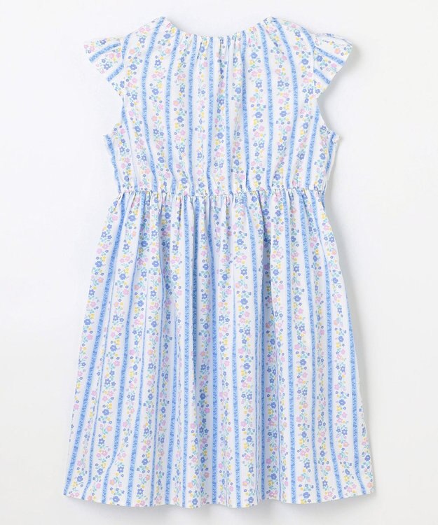 ANY KIDS 総柄 サマーワンピース ストライプ