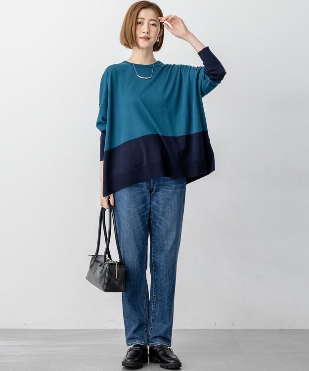 23区 バートップ スネークチェーン ネックレス シルバー系