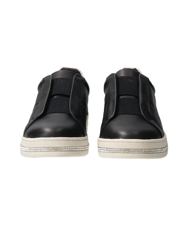 Bridget Birkin 【PARADIS COULEUR】ラインストーンエラスティックスニーカー ブラック