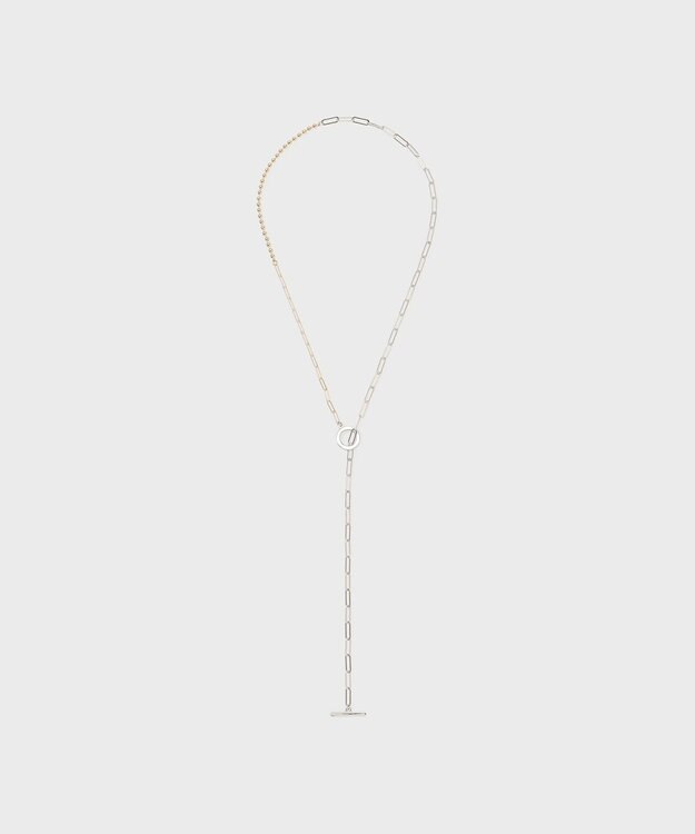 GRACE CONTINENTAL バイカラーロングネックレス マルチ