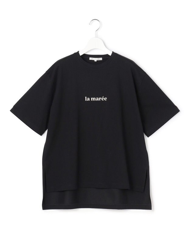 23区 【先行予約】la maree オーバーサイズ ロゴ Tシャツ ブラック系