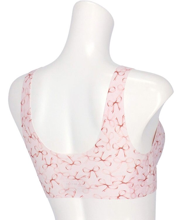 WACOAL 【GOCOCi ゴコチ】 ノンワイヤーブラ まるでつけていないような着ごこち 上向きで立体的なバストシルエット ブラトップ ハーフトップ レディース CGG536 /ワコール サーモンピンク