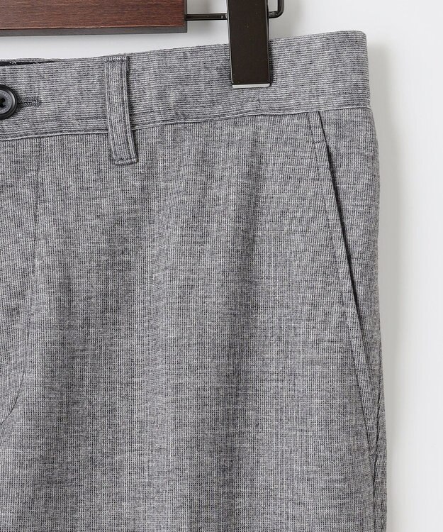 JOSEPH ABBOUD 【ストレッチ/セットアップ/弱撥水】フランネル ジャージ パンツ ライトグレー系