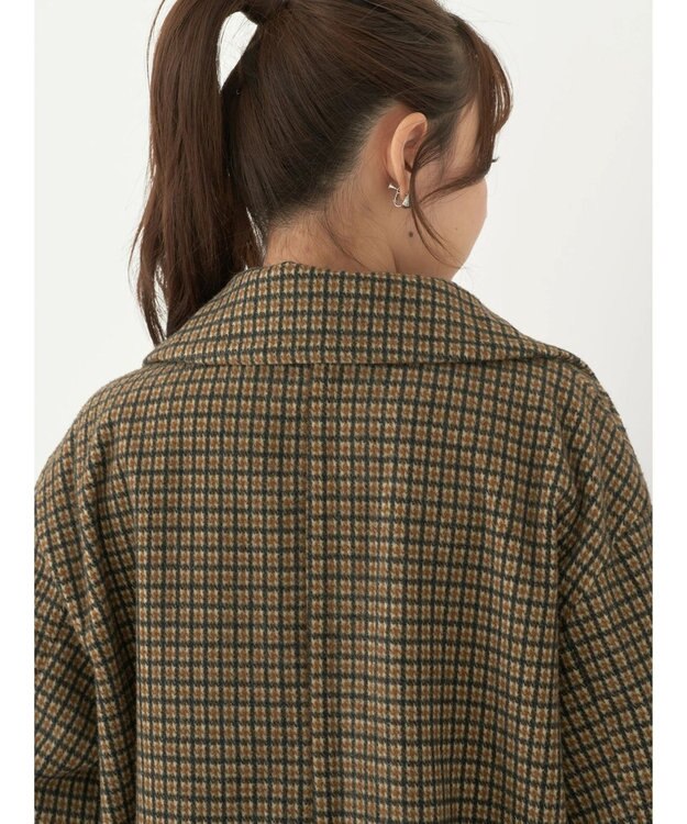 earth music&ecology ステンカラーコート（チェック） Check