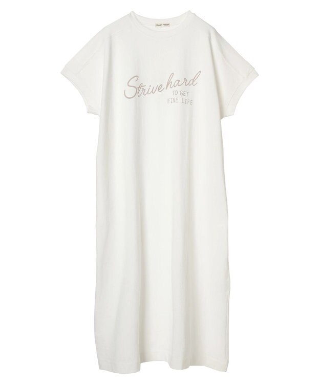 CRAFT STANDARD BOUTIQUE 10/- ヴィンテージフレンチスリーブワンピース Off White