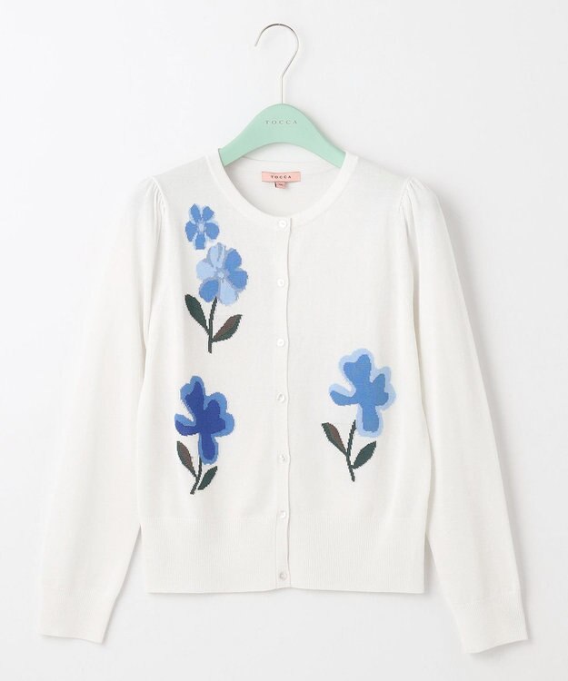 TOCCA 【キャンセル分発売】【洗える！】SPRING SIGN CARDIGAN カーディガン アイボリー系